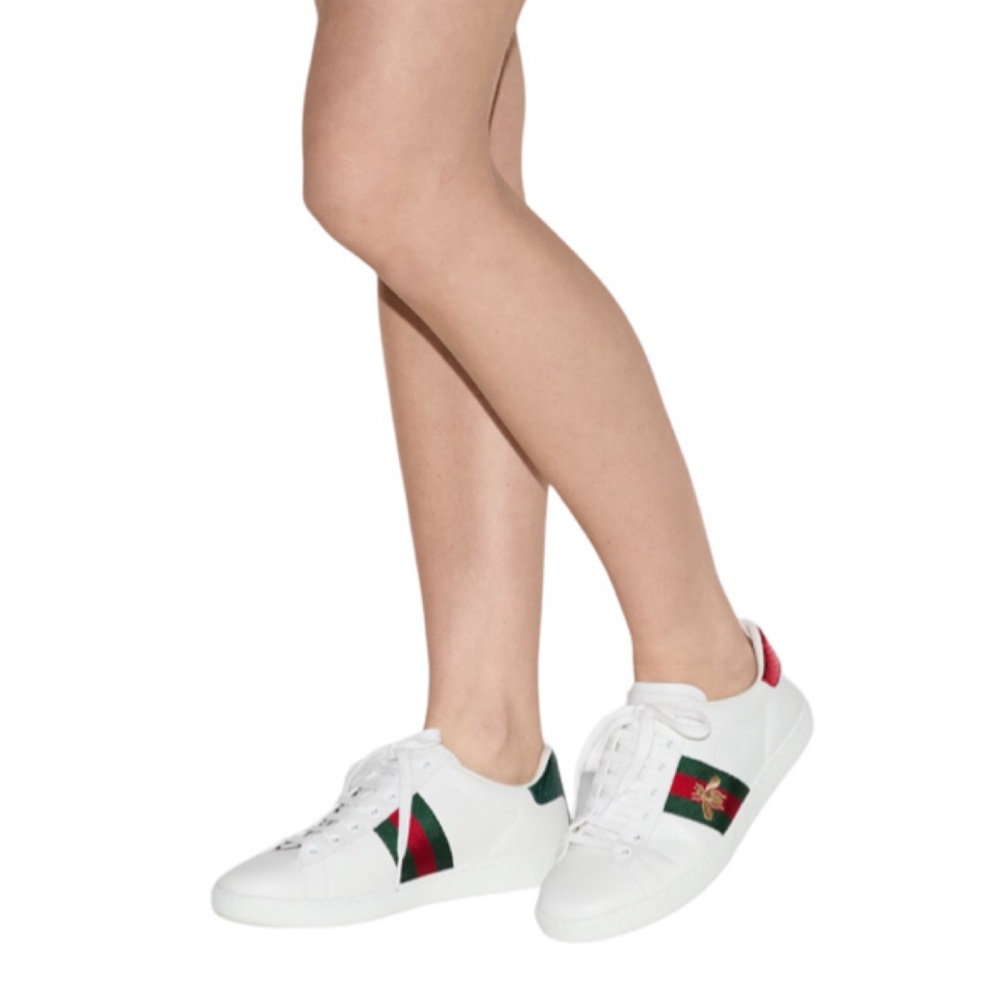 ✨Unisex Mens Womens GUCCI Logo Sneakers with Bee Design